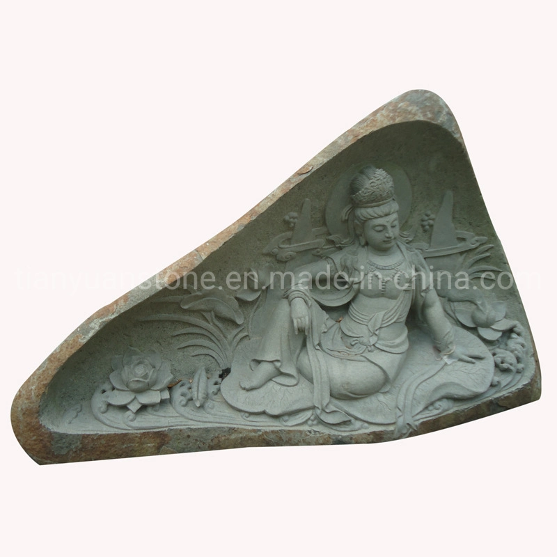 Natural River Rock Large Buddha Statue