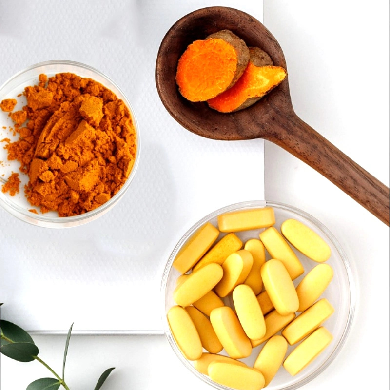 Pigment alimentaire naturel en vrac le curcuma Curcumins extrait de racine de 95 % Poudre