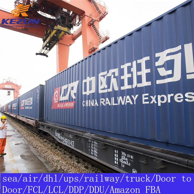 China Railway Train Shipping Rail Freight to Europe Transport Service