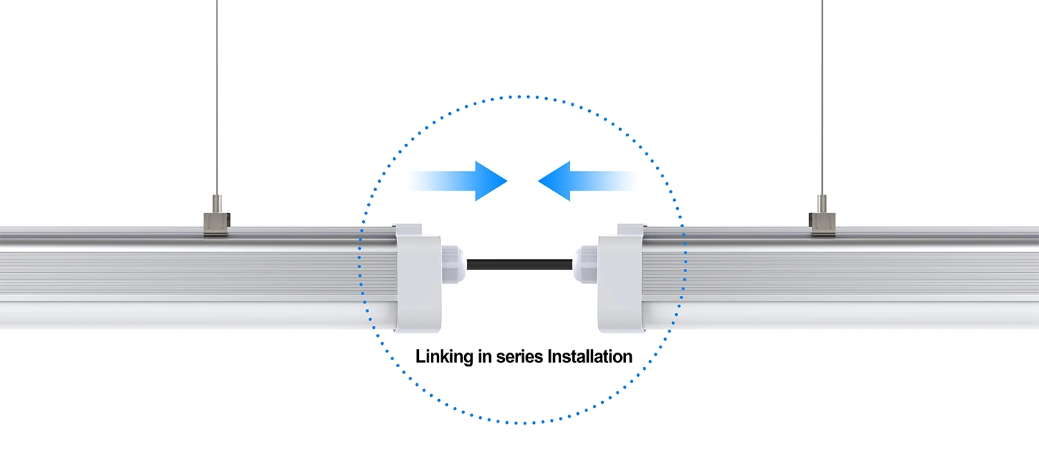 High Quality IP65 Waterproof LED Tri-Proof Light LED Batten Light N