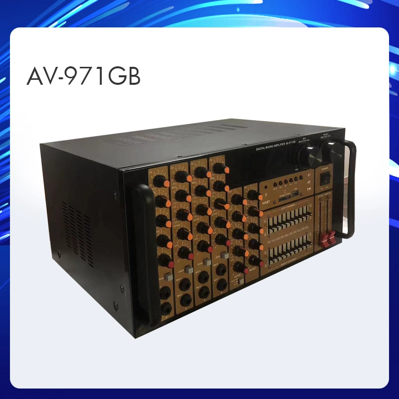 AV-971GB Sonido Karaoke Mini amplificador con ecualizador EQ