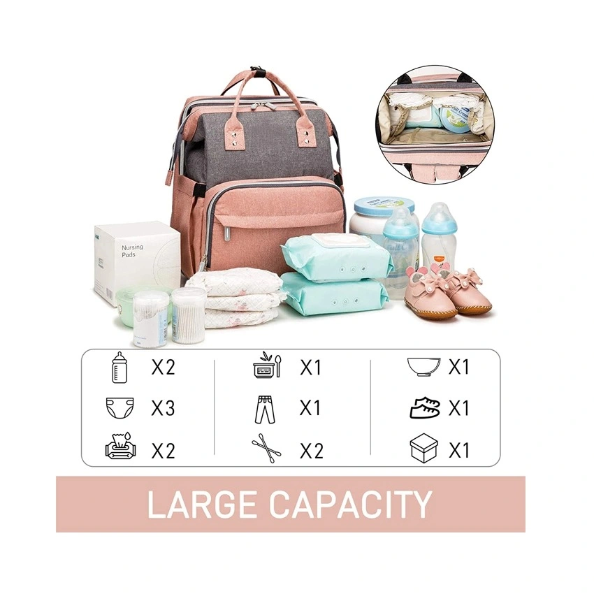 Baby Diaper Mummy Bag Multi-Function Travel Foldable Baby Bed Fashion Baby Sleeping Bag