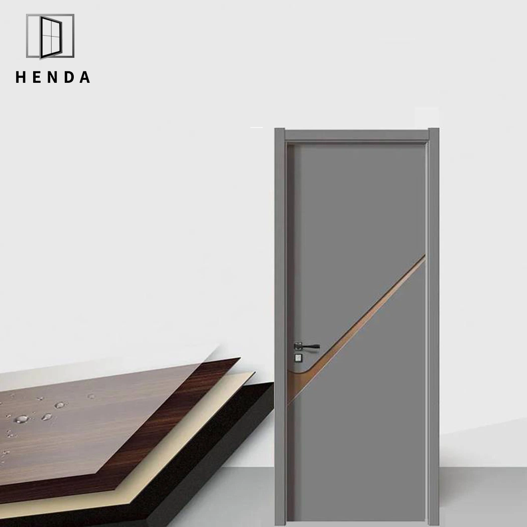 European Standard Wooden Doors Interior Modern Fire Rated 60 Minutes Fireproof Wood Door