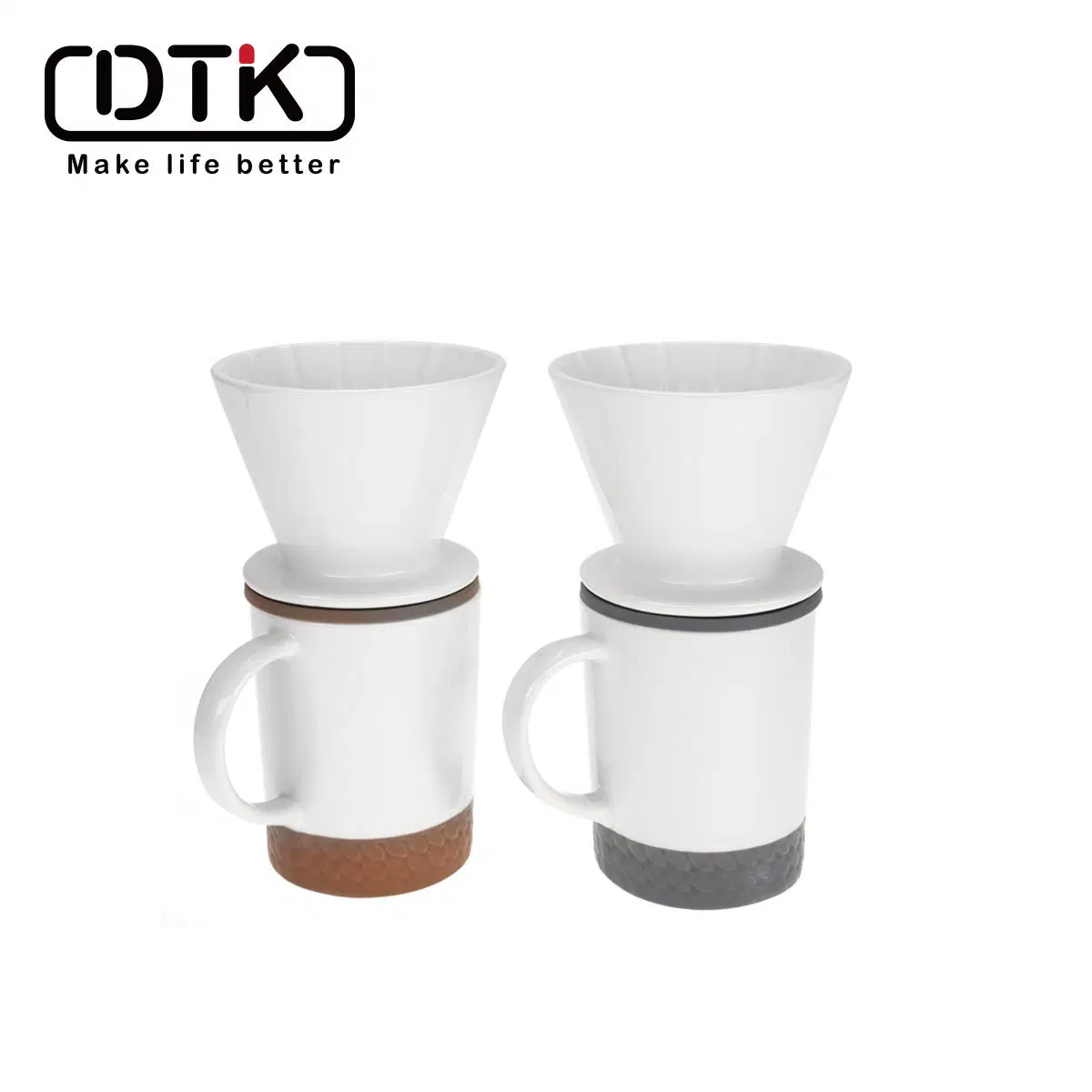 Nuevos productos de calidad de café de cerámica de porcelana con taza de té
