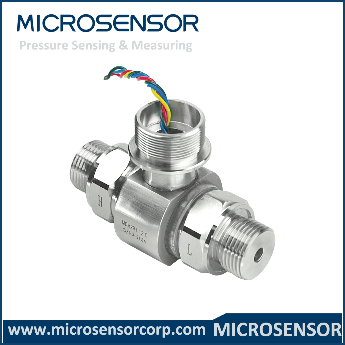 Deep Well Accurate Absolute Piezoresistive SS316L Customized Design Borehole Differential Pressure Sensor