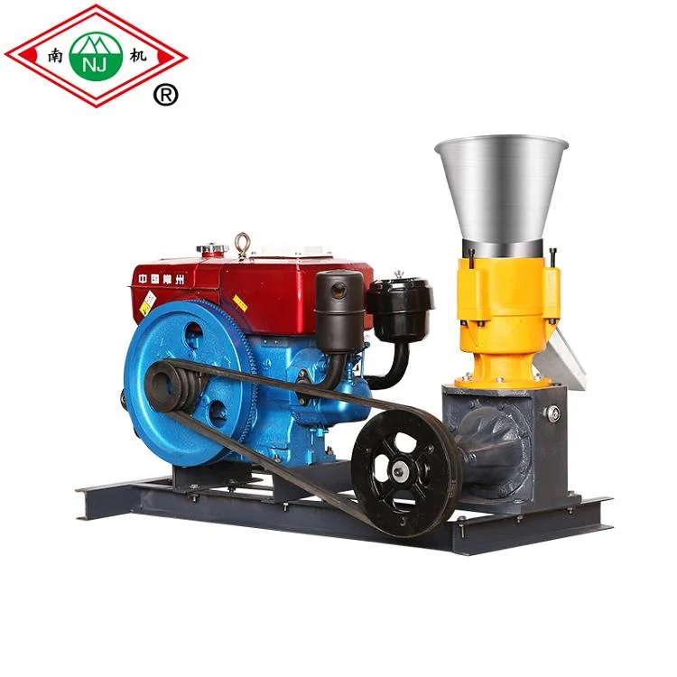 Pm160 Feed Pellet Machine with Diesel Engine Poultry Fish Feed Processing Pellet Machines