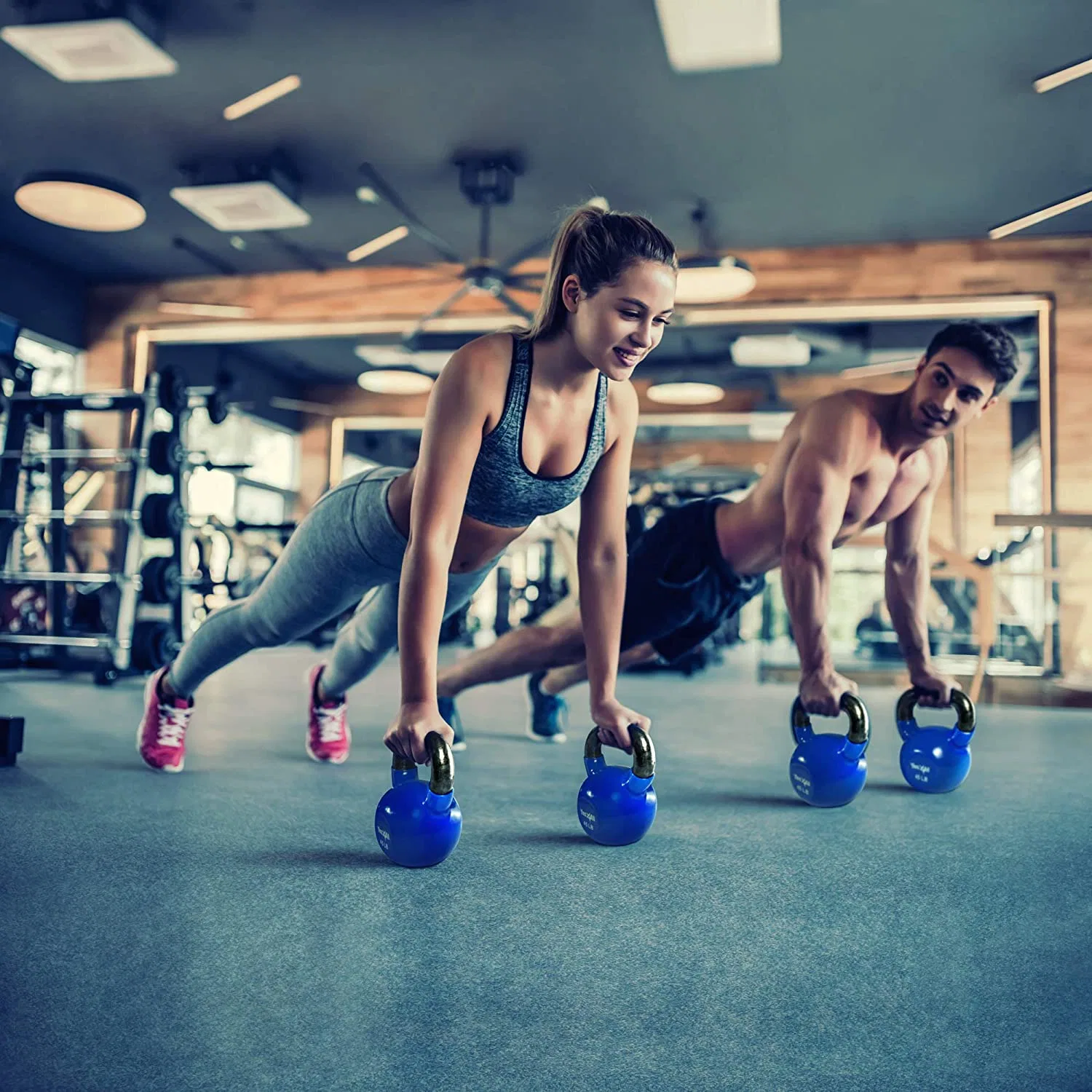 Lagerung Workout Heißer Verkauf kreisförmige 10kg Gewicht dumm Wasserkocher Bell