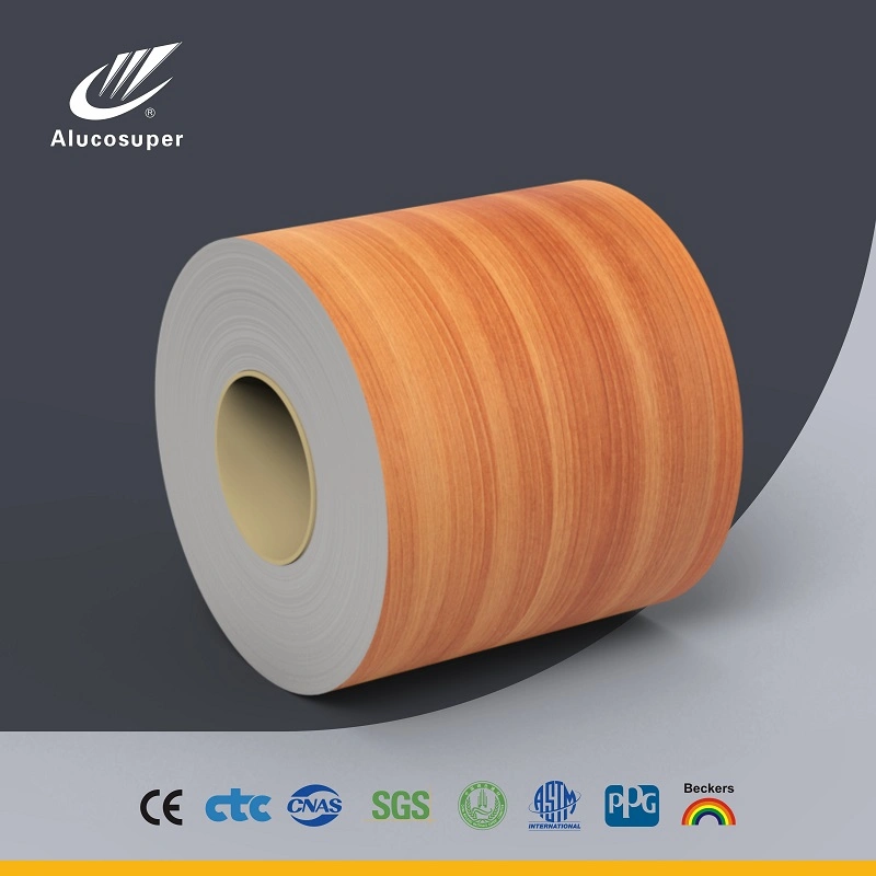 Decorative Alloy 5052h32 Wood Grain Aluminum Coil Sheet for Roof Sheet