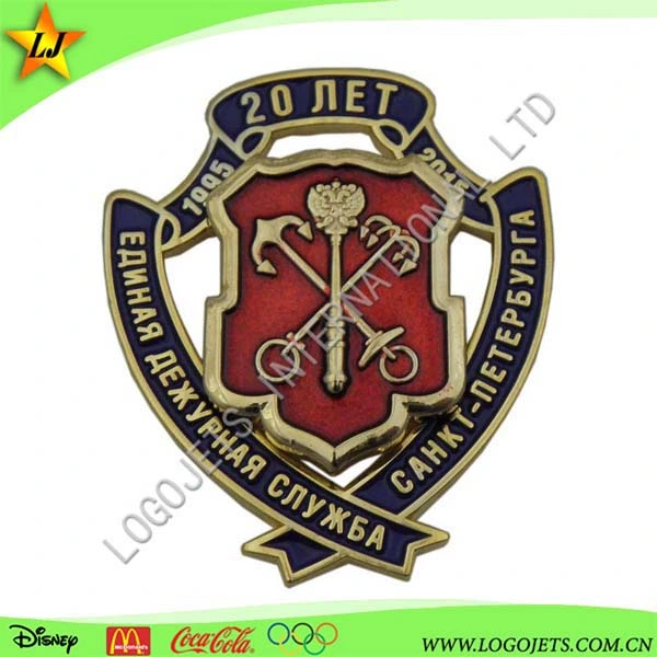 Hot Sale Custom Logo 3D Metal Lapel Pin Police Military Soft Hard Enamel for Promotional Gift