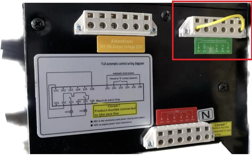 800 poder de aislamiento de un conmutador de transferencia automática (GLD-800/4)