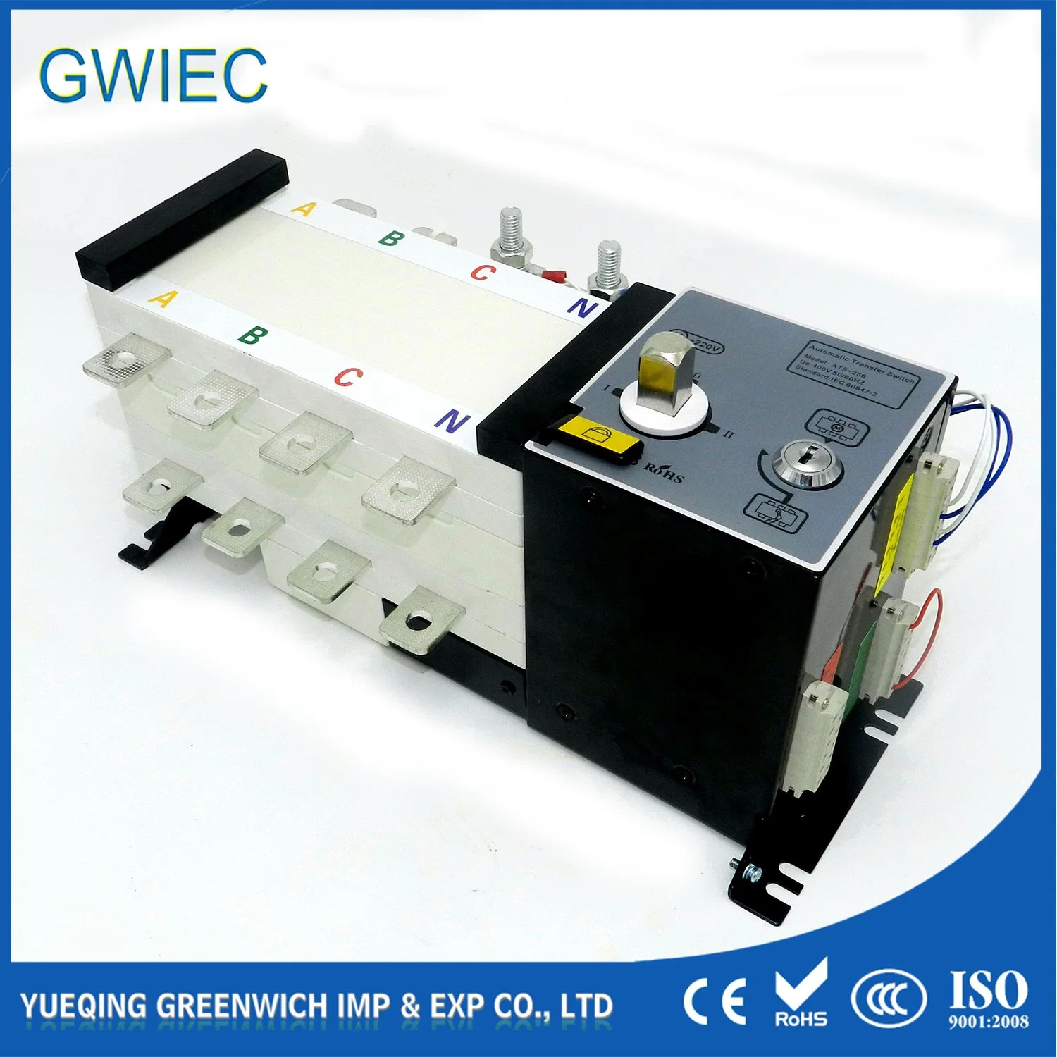 Handle Directly Manual Gwiec/OEM/Blank Generator Automatic Transfer Switch