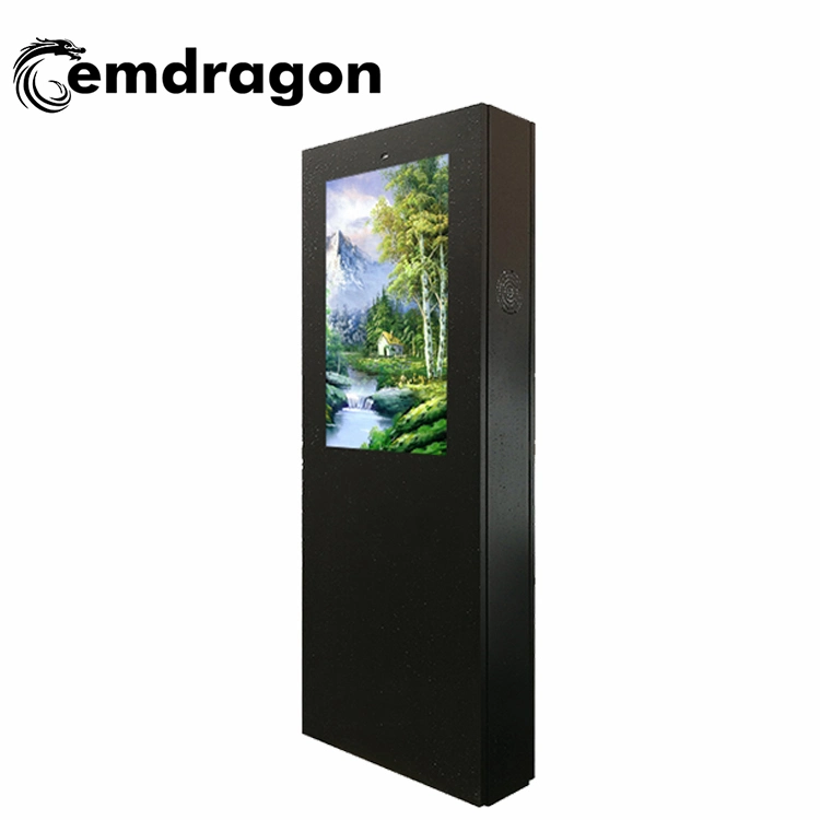 Digital Advertising 32 Inch Air-Cooled Vertical Screen Floor Outdoor Advertising Machine Hr Market Ad Player LED Multi Panel TV Wall LED Digital Signage