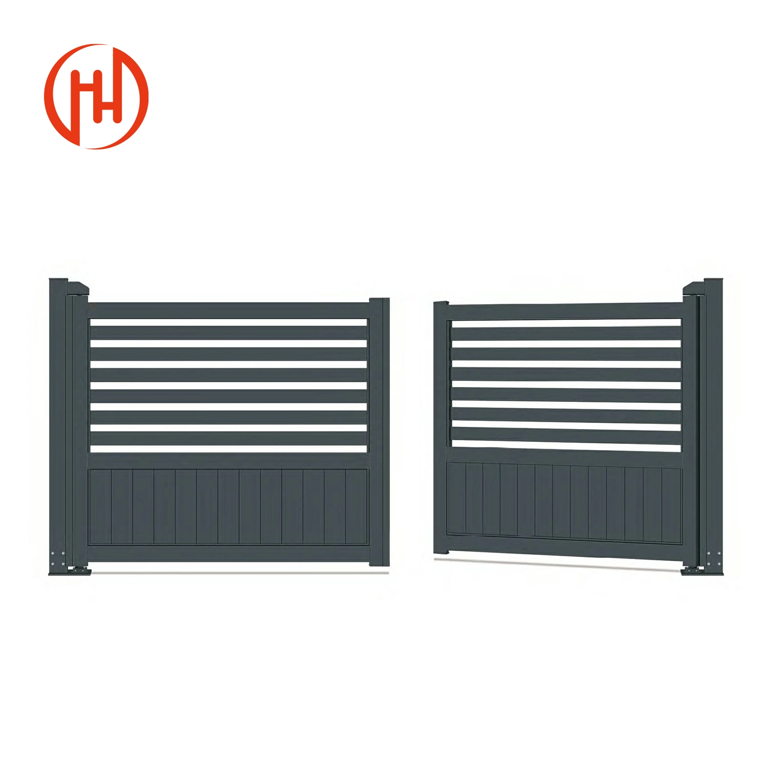 Customized Privacy Slat Aluminum Garden Fence Picket Slats Bladefence