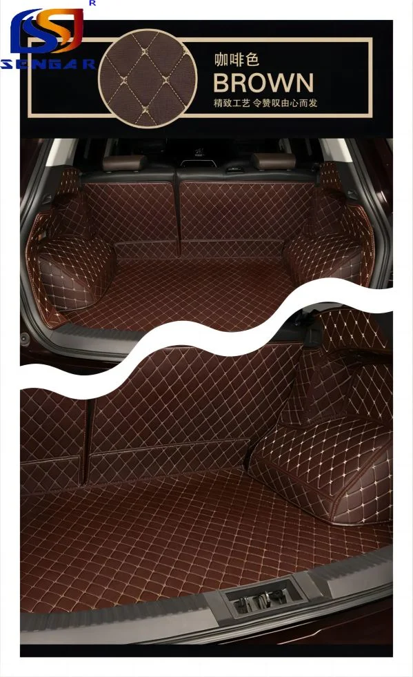 SUV Weather Mats Cheap Leather Car Trunk Mats