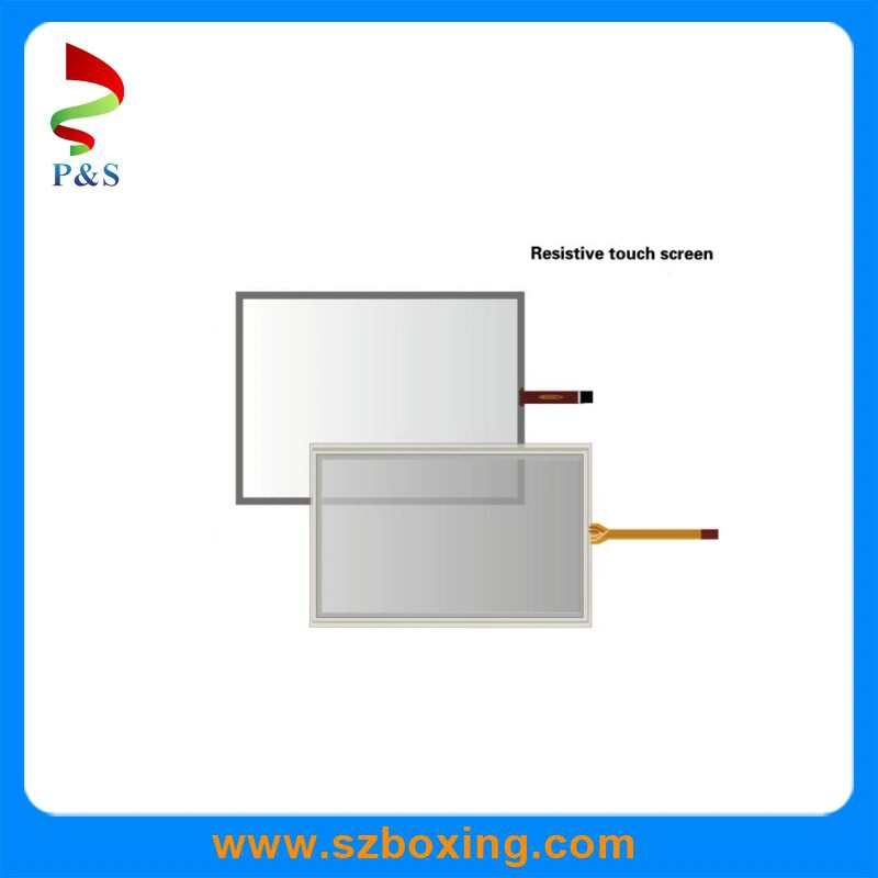 Pantalla táctil resistiva de 17 pulgadas con estructura de cristal y de la película
