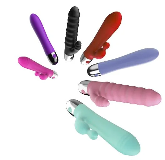 G-Spot Conejo Vibrador Vibrador femenino segunda marea verde