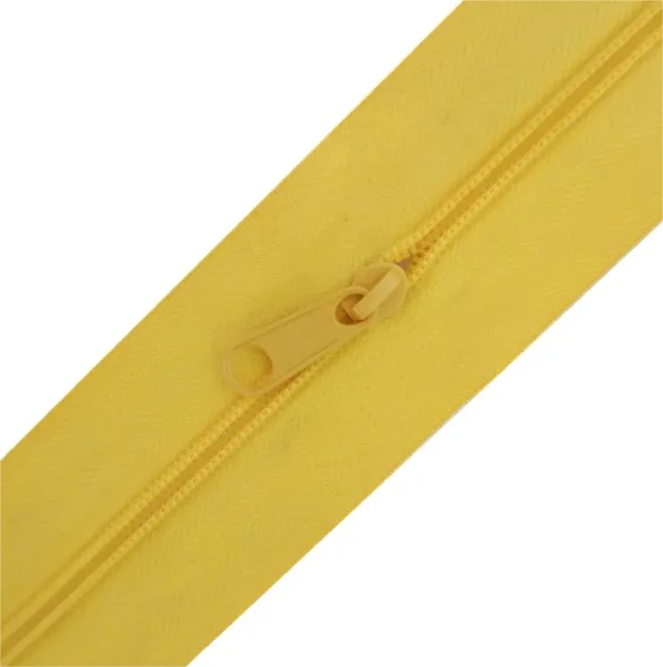 Top-Seller 50mm Nylon cadena larga de cremallera ancha para bolsas