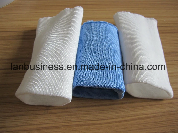 100% Polyester Spun Yarn Knitted Cuffs for Surgical Gown