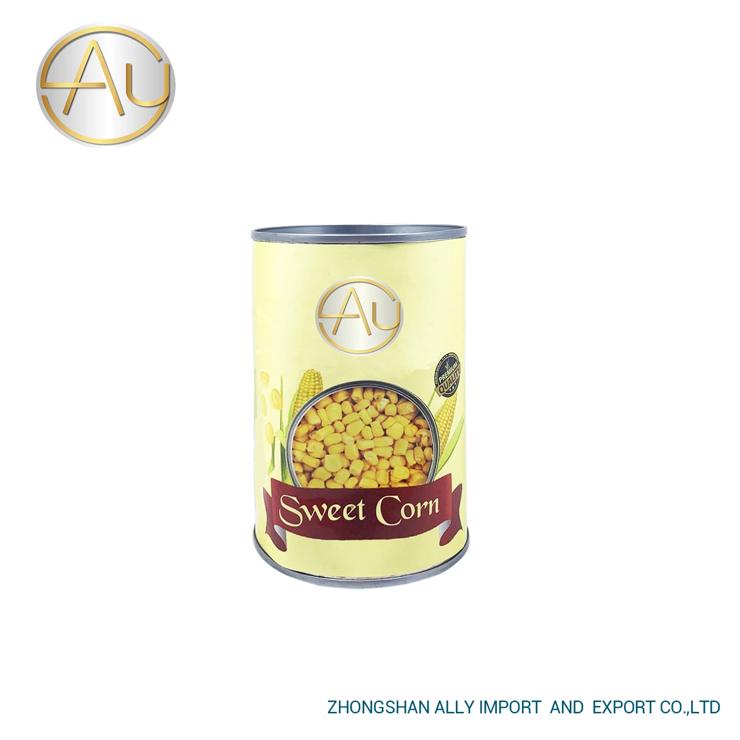 Chinese Factory Easy Open Lid Fresh Corn Canned Food Wholesale