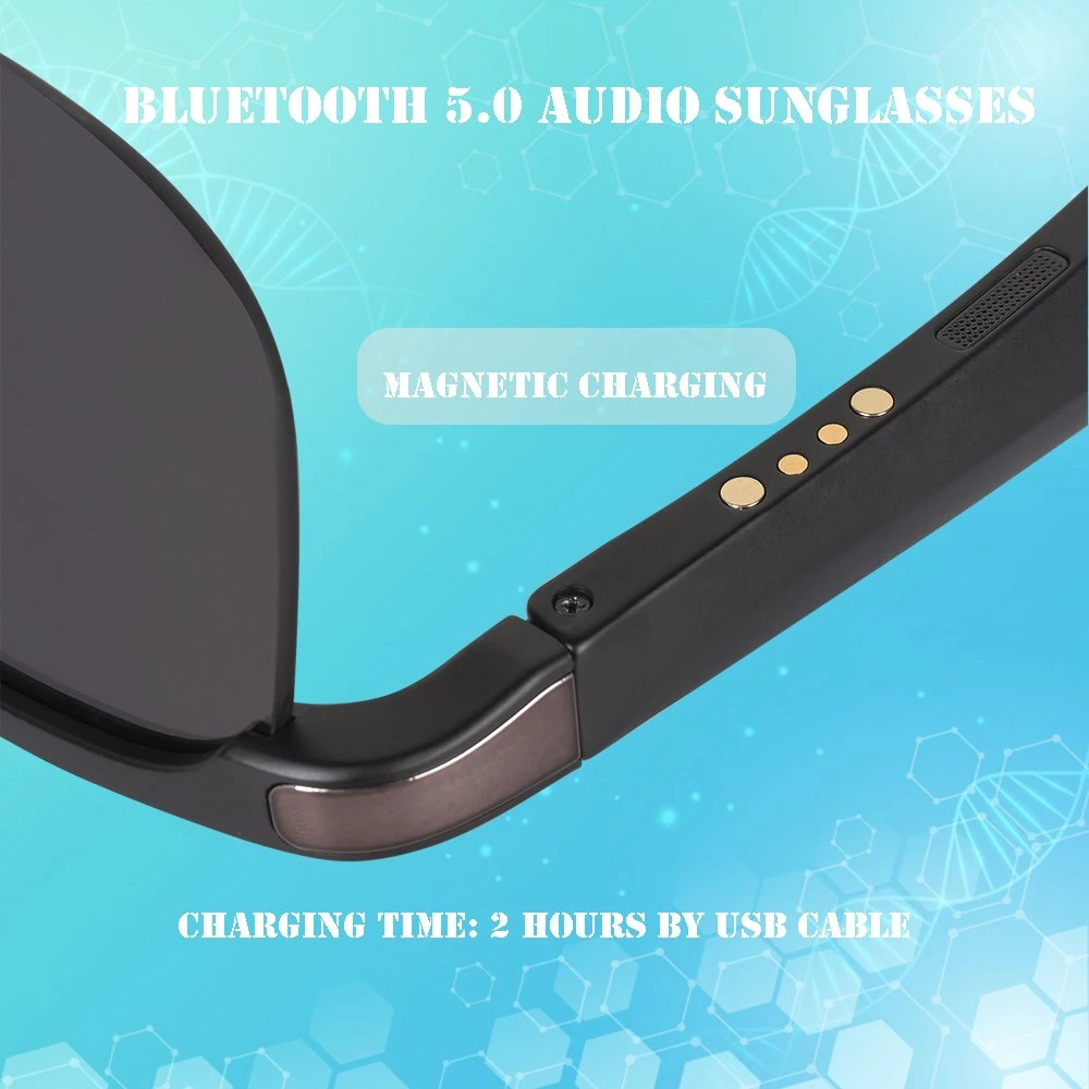 Audio Stereo Sounds Sunglasses Sport Action Glasses UV Proof Voice Control Bluetooth Sunglasses Open Ear Wireless Sunglasses