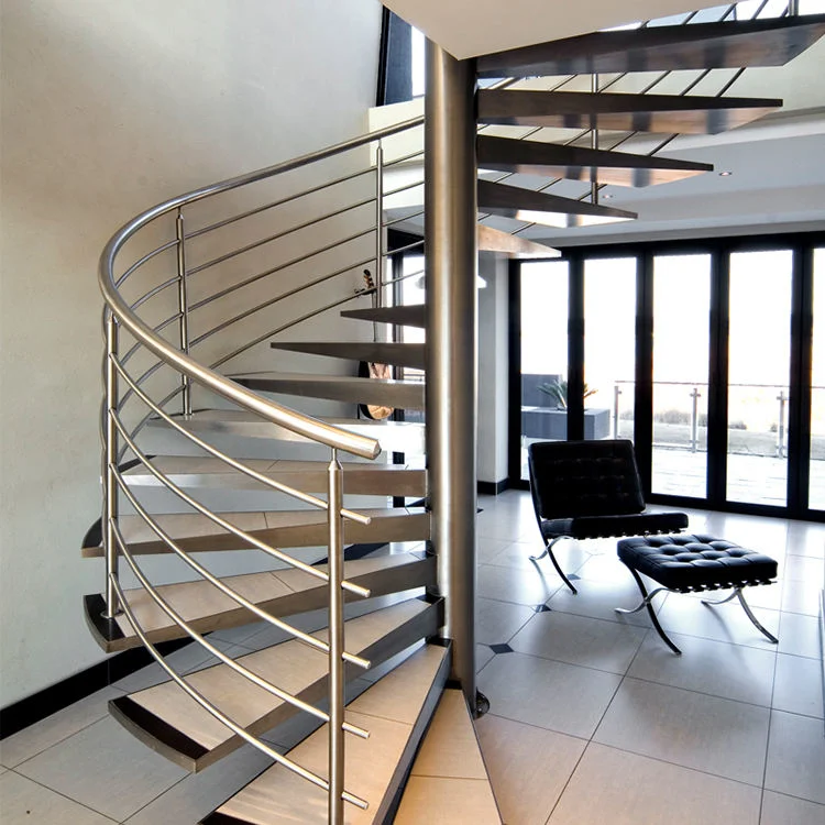 Factory Modern Design Staircase Stainless Steel Wire / Cable Railing