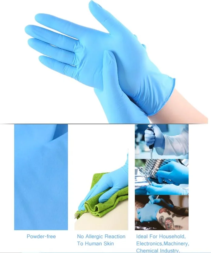 2022 Best Seller Manufacturers Tattoo Beauty Make up Powder Free Nitrile Gloves Beauty Salon Gloves