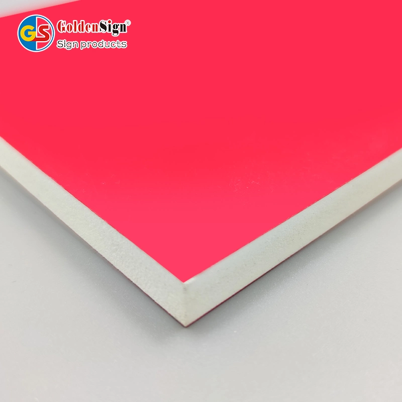 Goldensign High Density White PVC Foam Board Decoration Materials