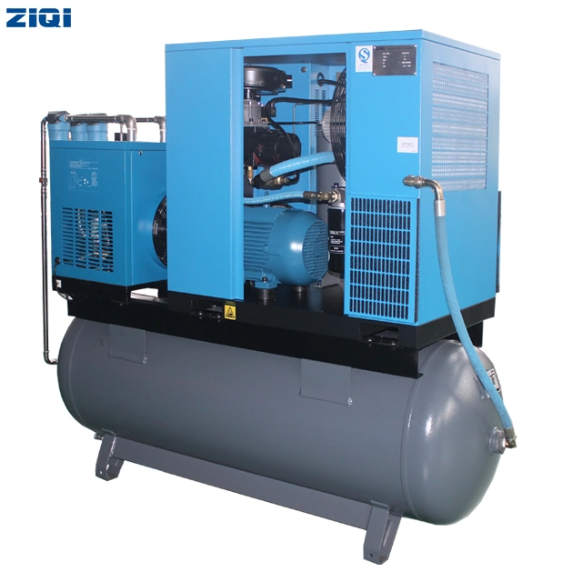 Industrial Leading AC Power Screw Air Compressor Pump 7.5kw Simple Operation and Controlling for Laser Cutting