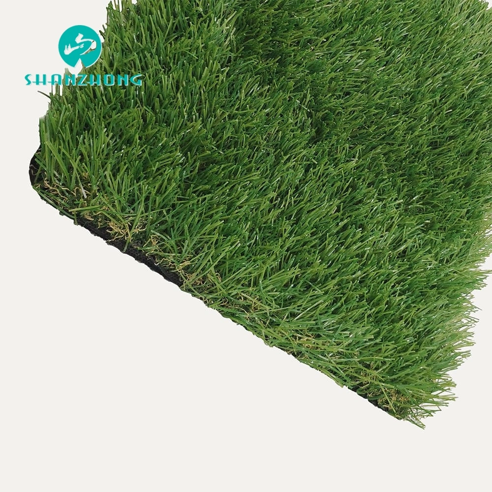 Garantía de excelente planta Artificial anti UV agua buena permeabilidad alfombra de césped sintético