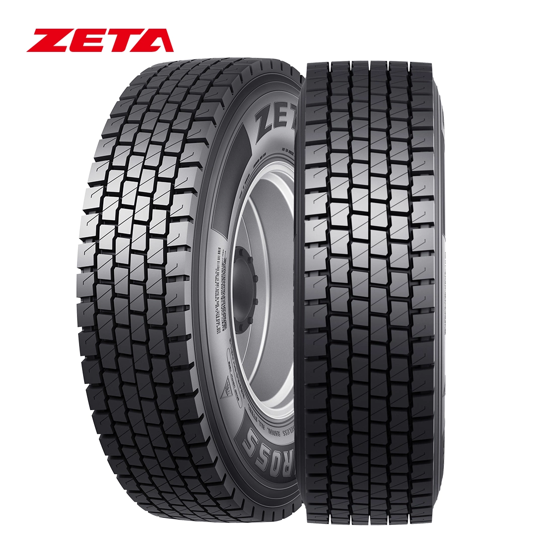 All Steel Radial Truck Tyre Zeta Brand TBR Made in Thailand 11r22.5 12r22.5 11r24.5 315/80r22.5 295/75r22.5 385/65r22.5 1200r24 Saso 3pmsf Factory in Thailand