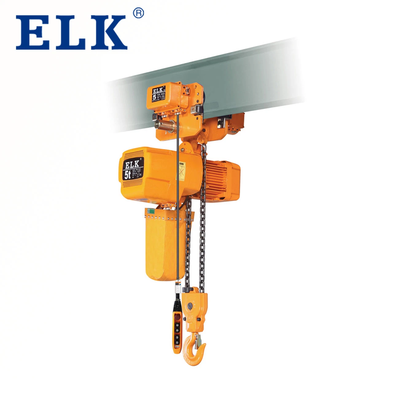 El Elk Alimentación 5 Toneladas polipasto eléctrico de Levantamiento de la velocidad simple/doble carro eléctrico o un gancho aprobación CE