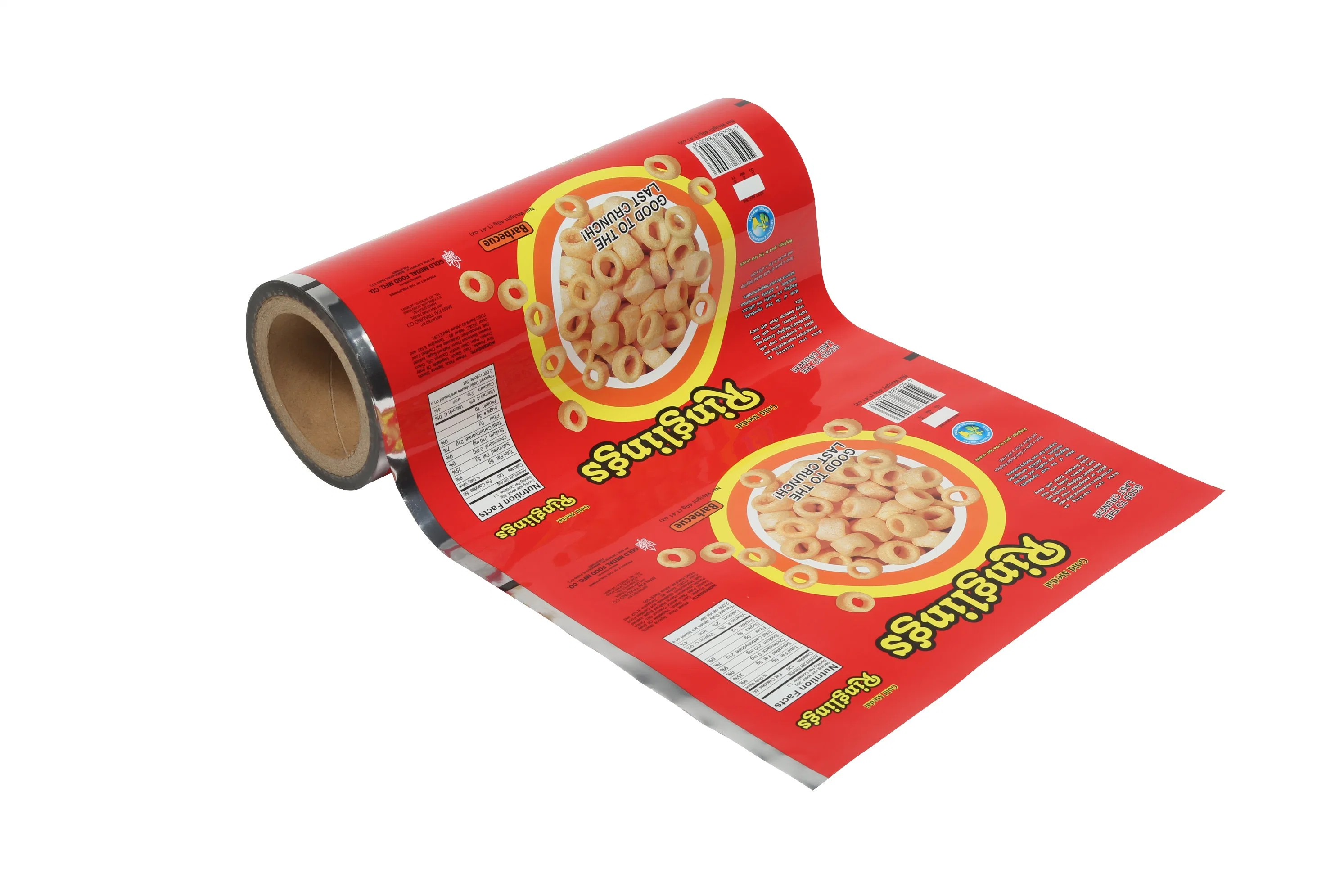 Flexible Packaging Roll Film for Food Packaging Stock Plastic Film Roll Food Pouch Film
