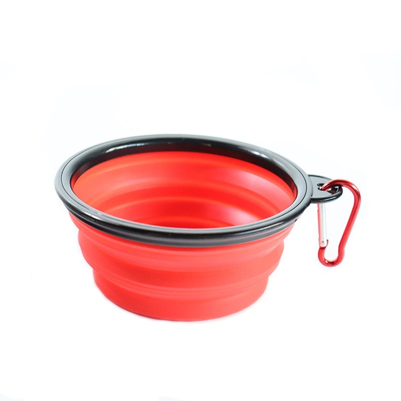 Ss Pet Slow Bowl Collapsible Silicone Pet Bowl