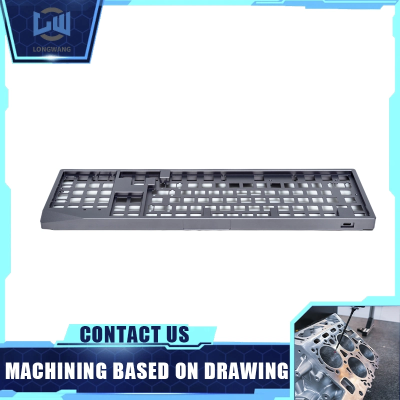 Mass Production Service Aluminium 7075 Precision Machining Aluminum CNC Milling OEM Keyboard Case