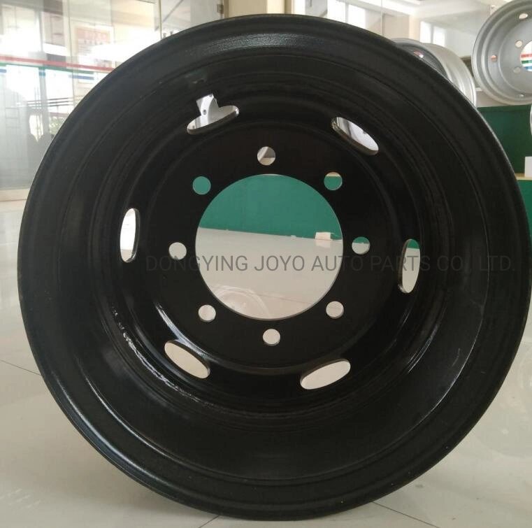 Venta en caliente 20inch Negro tubo rueda de acero RIMs 6.5-20 para Camión ligero