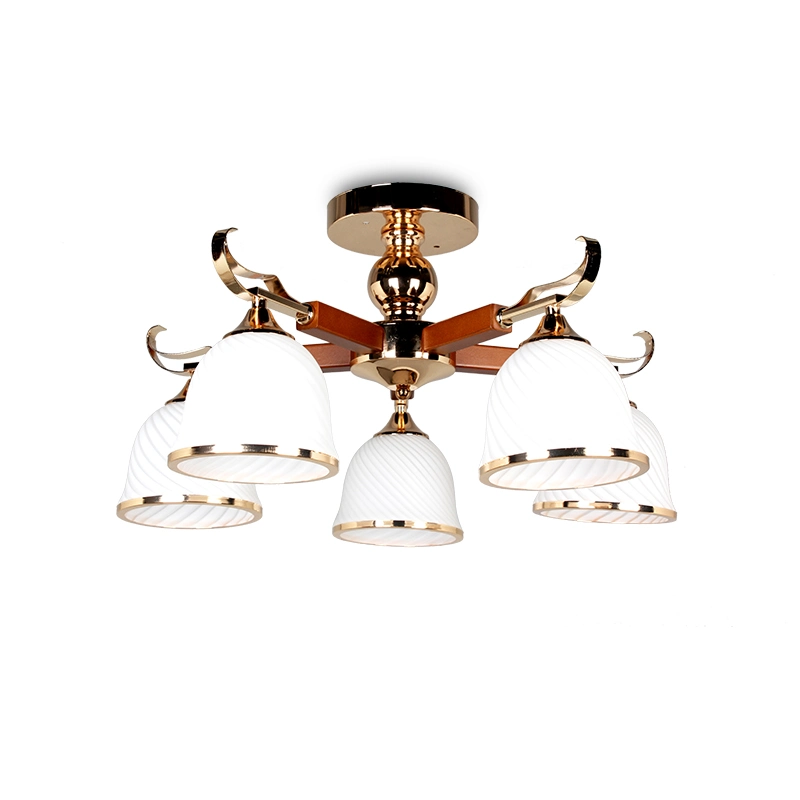 39586 Quarto leve suspenso clássico elegante estilo europeu Lustre de leitura da sala de jantar