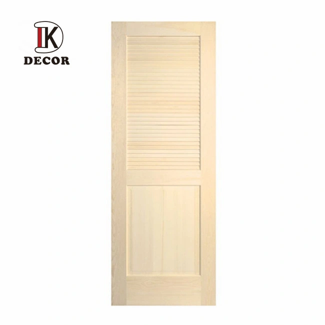 Chinese Manufacturer Wooden Closet Doors Black Wardrobe Swing Louvered Door