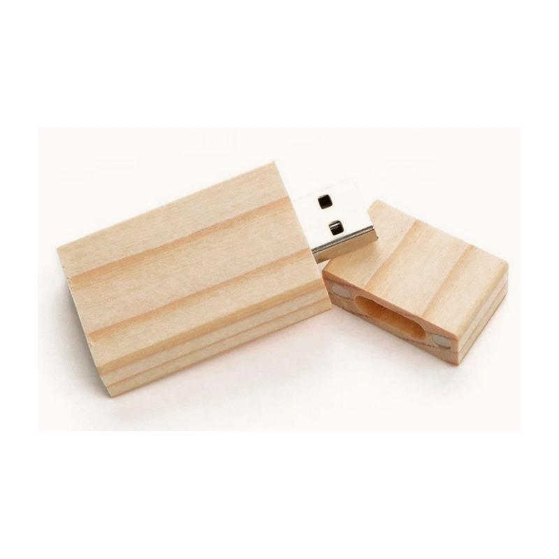 Simple Design Magnet Wooden Portable USB Flash Drive USB Flash Disk USB Pen Drive USB Stick USB Driver USB Drive USB Disk