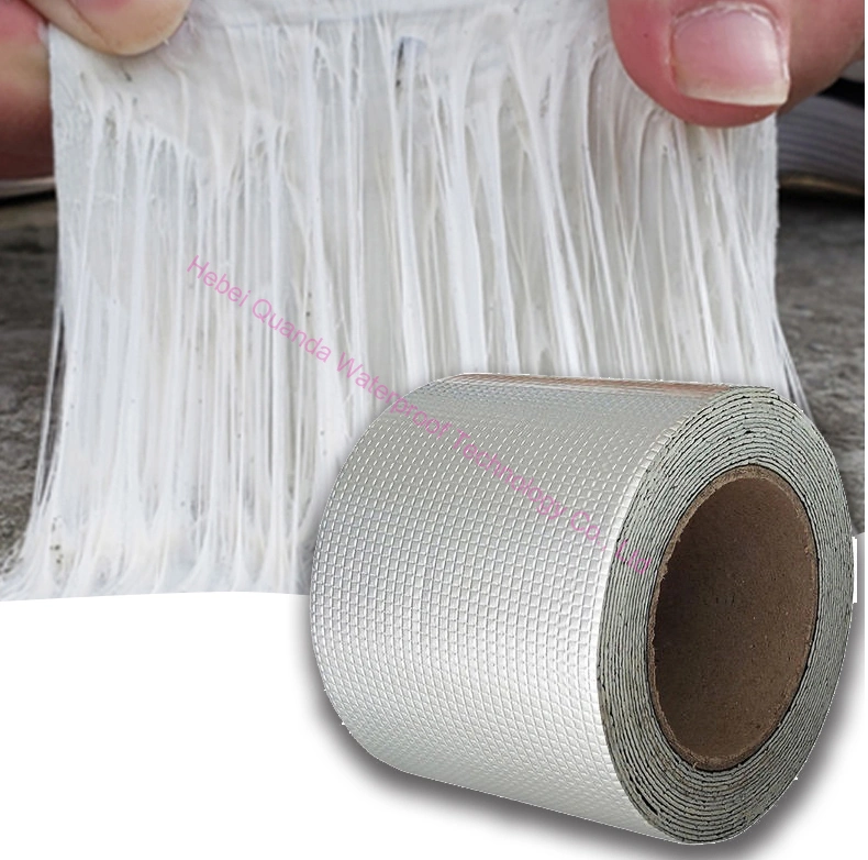 Self Adhesive Aluminum Foil Edging/Seam /Sealant/Hatch Cover/Repair/Stop Leak /Sealing Seal/Asphalt /Bitumen Flashing Tape/Waterproof