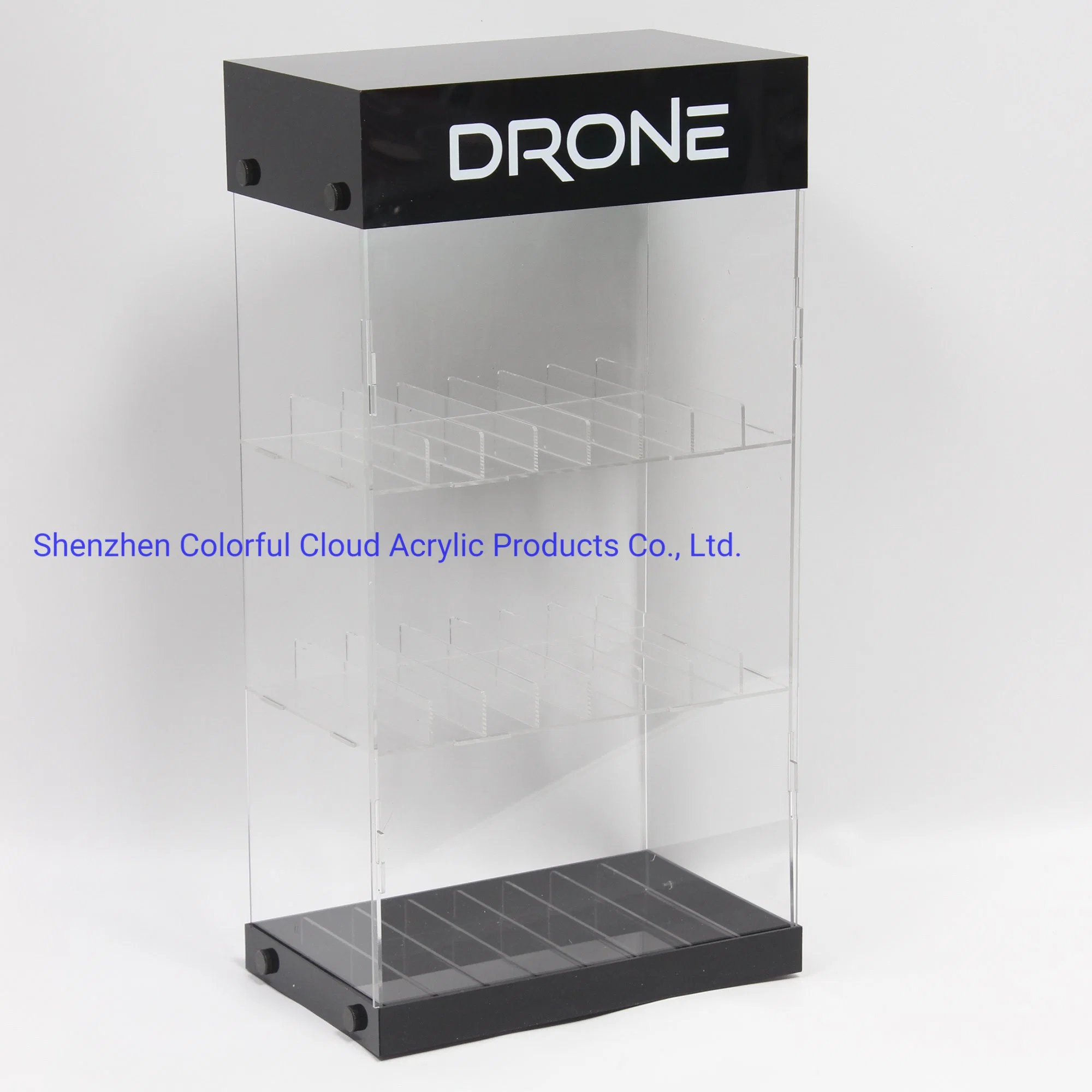 Acrylic Combination Display Case Shopping Mall Counter Vape Display Stand