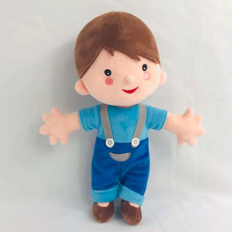 Custom Mascot Toy 25cm Smiley Stuffed Soft Plush Toys Doll for Boys