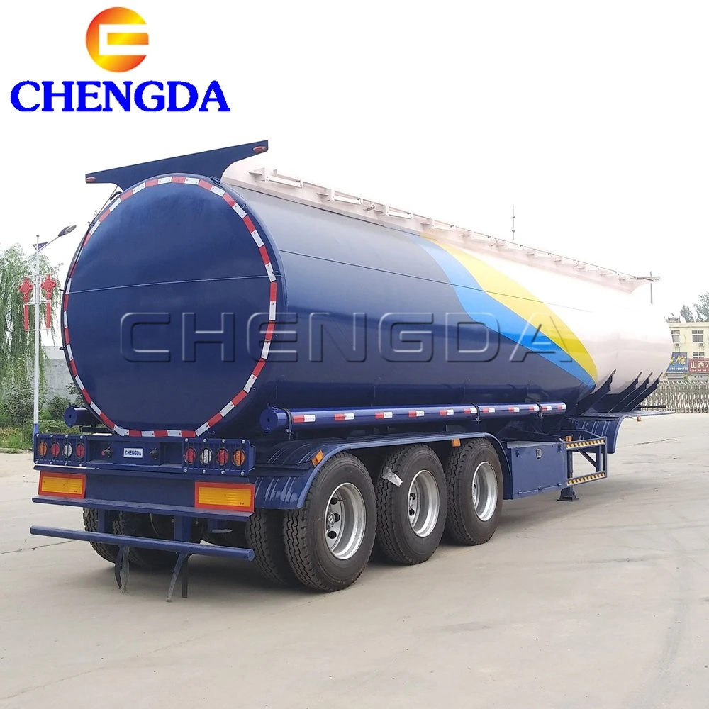 Tri-Axle 45000 Liters Diesel Oil Fuel Tanker Tank Semi Trailer