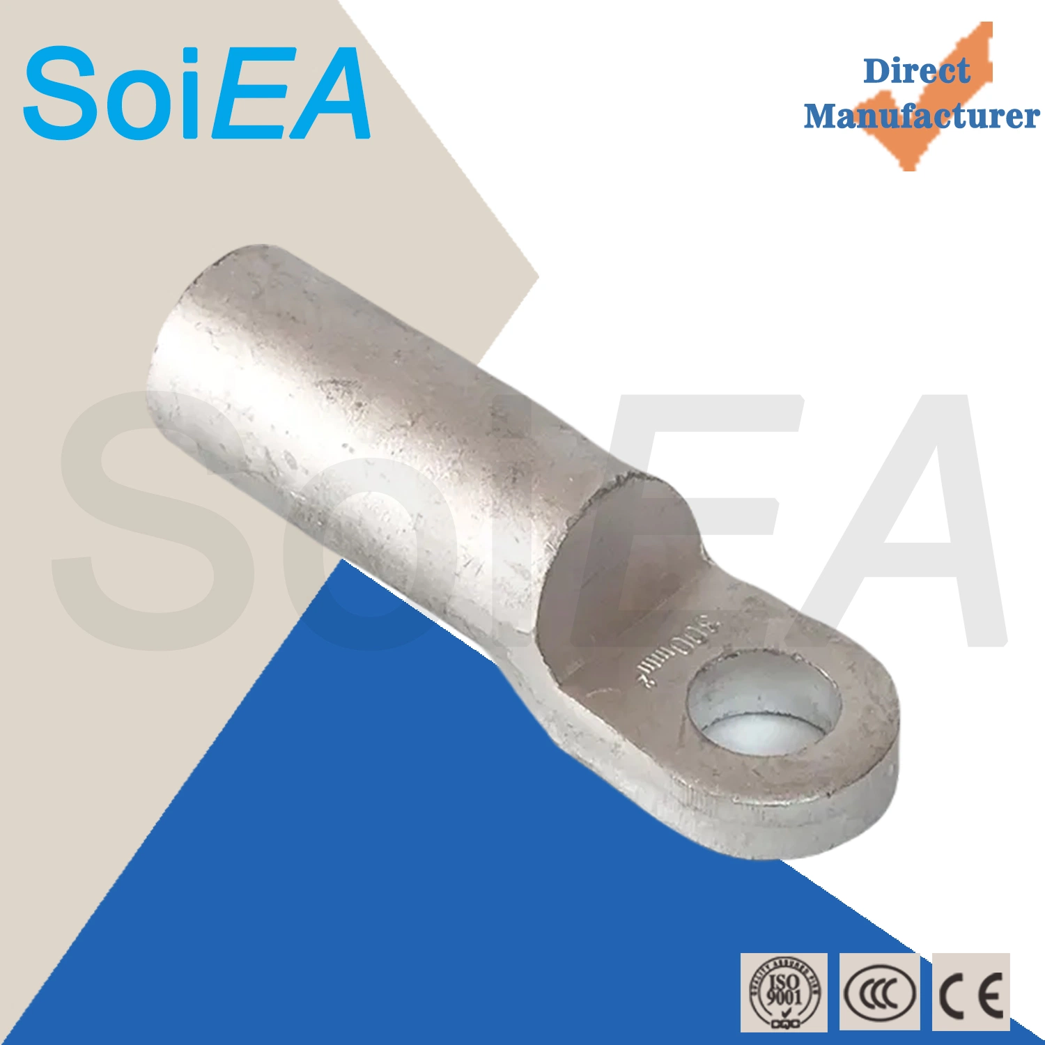 Aluminium Cable Lugs, China Supplier Round Type Terminal Aluminum Sleeves Ferrules