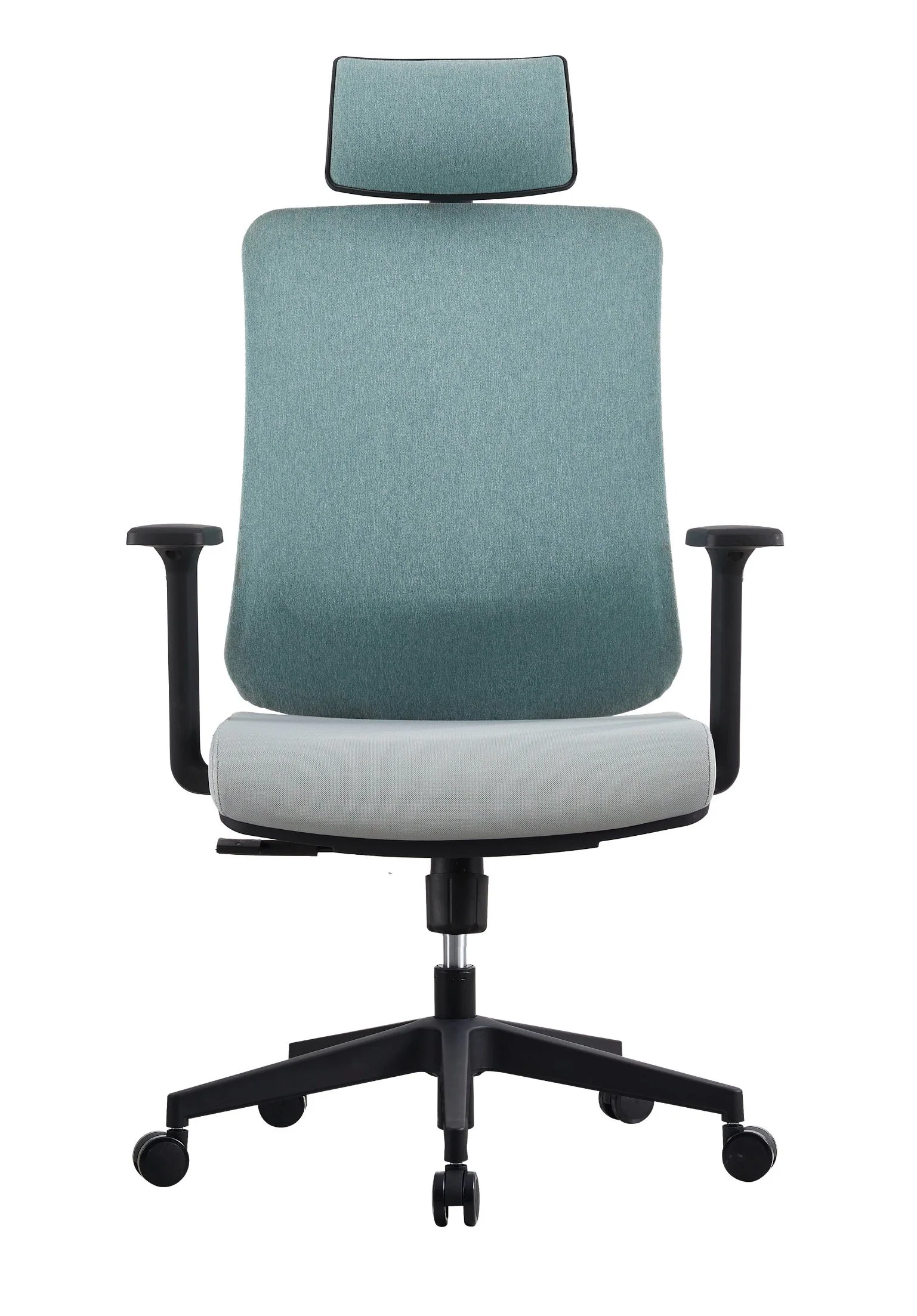 New Design Office Pp Elastic Mesh Chair Chrome Base with Fixed Arms