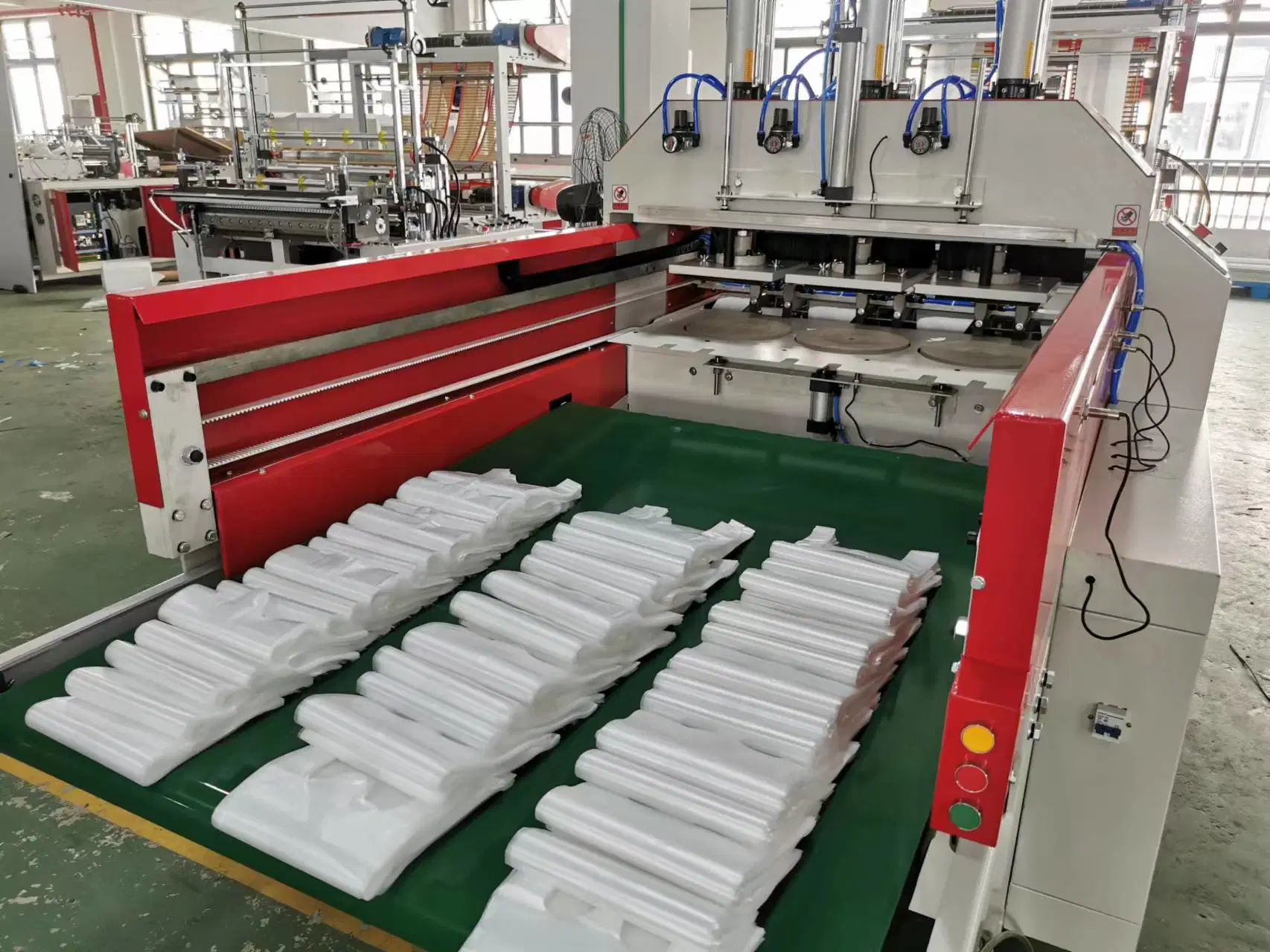 6 Line Biodegradable Bag Cutting and Sealing Machine