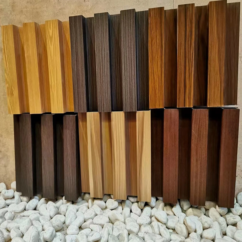 Plástico compuesto de madera ignífuga coextrusión interiores revestimientos de paneles de pared WPC