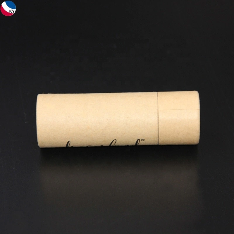 Papier kraft brun Hot-Selling ronde Emballage cadeau personnalisé tube du vérin de boîte de thé de café