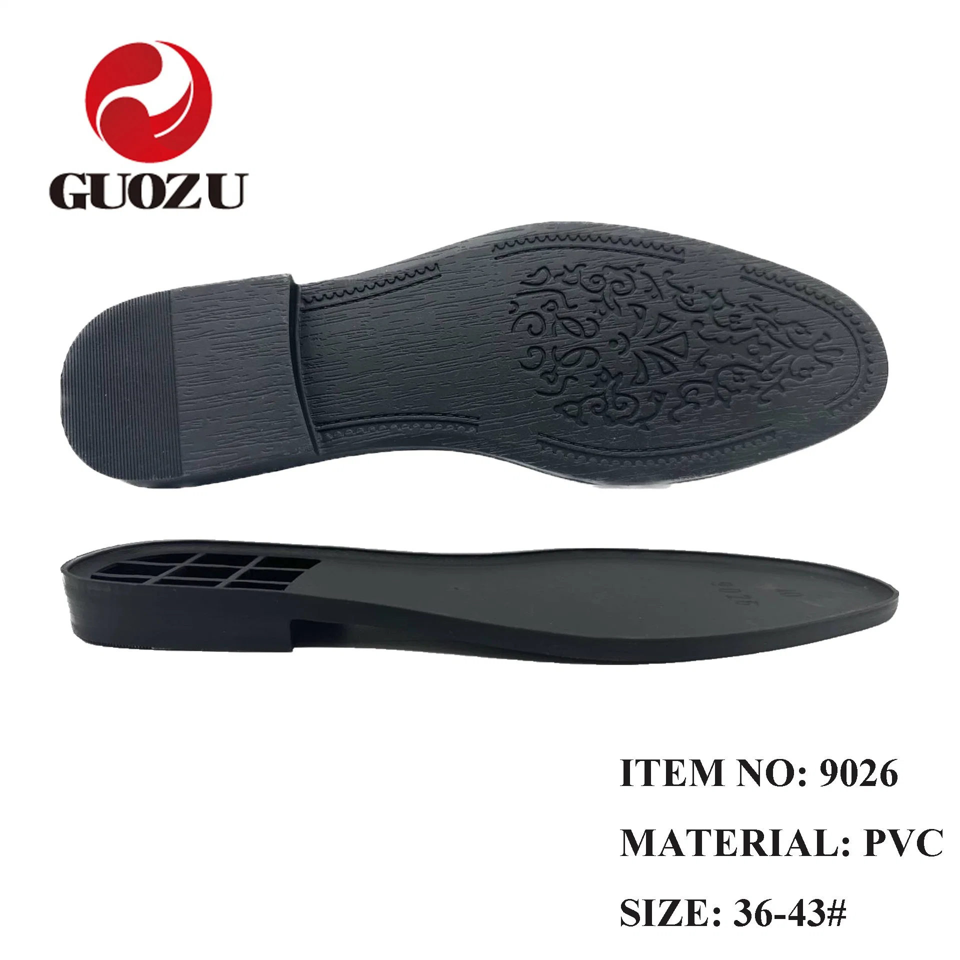 PVC Sole para hombres Vinilo al por mayor PVC Dress Sole Precio barato Hombre Sole