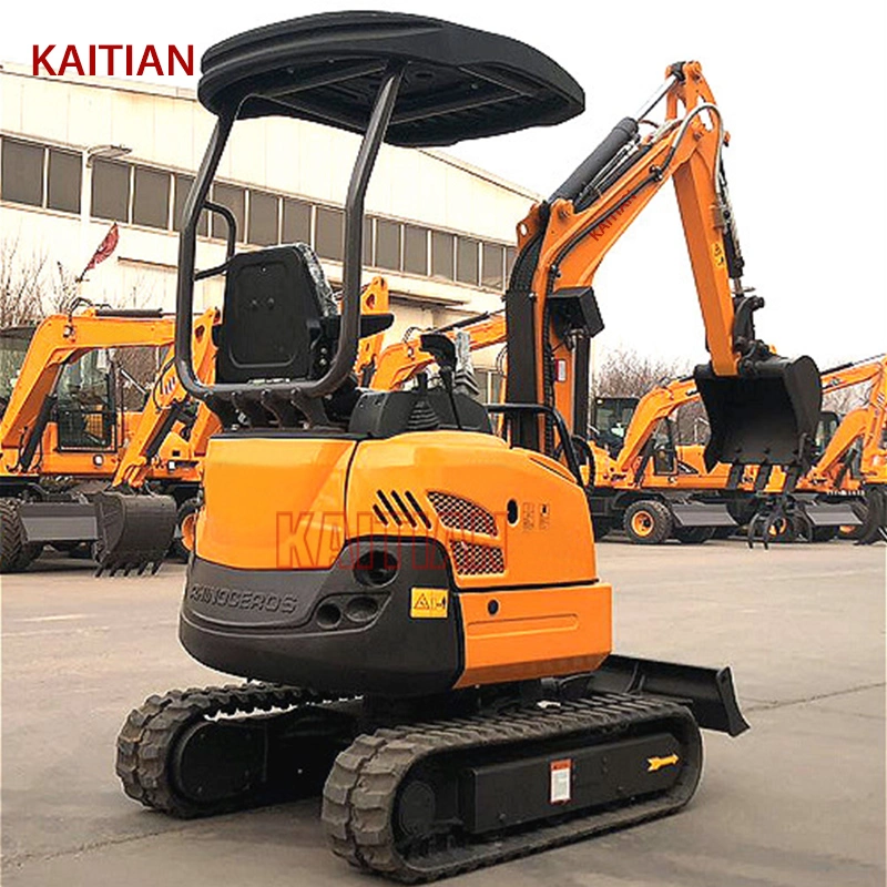 Mini Digger Free Shipping China Wholesale/Supplier Compact Mini Excavators 1.6 Ton Prices with Thumb Bucket for Sale