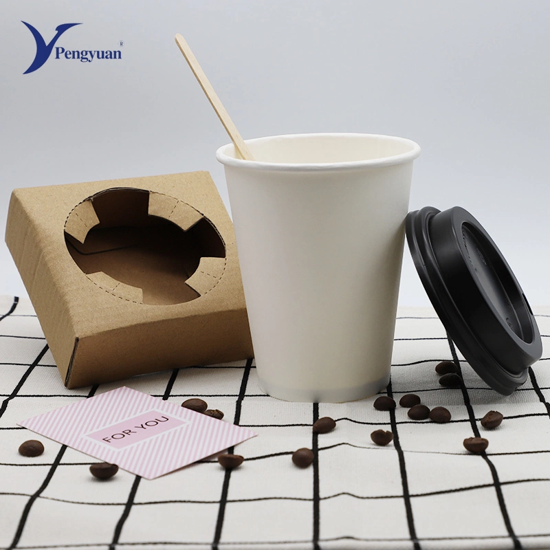 Disposable Paper Single Wall Paper Cup Printed Coffee Cup Mug